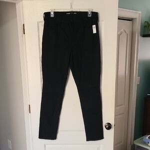 Old Navy Black High-Rise Straight Jeans